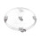 Round Acrylic Tray Multipurpose Sturdy Stable 2