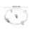 Round Acrylic Tray Multipurpose Sturdy Stable 6