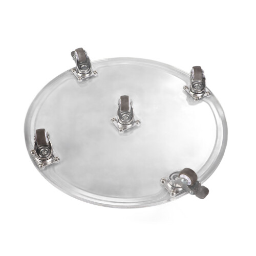 Round Acrylic Tray Multipurpose Sturdy Stable 2