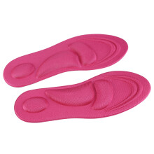 Orthopädische Einlegesohlen mit Fußgewölbeunterstützung, Memory-Schaum, flache Füße, Schuhpolster, Rosenrot, Damen