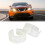 2pc Transparent Car Shock Absorber Buffer Spring D Type for Stability & Comfort 6