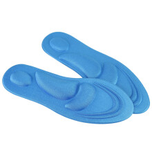 Orthopädische Einlegesohlen mit Fußgewölbeunterstützung, Memory-Schaum, Schuhpolster - Hellblau