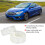 2pc Transparent Car Shock Absorber Buffer Spring D Type for Stability & Comfort 3