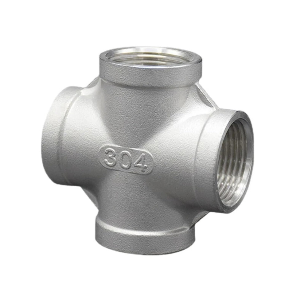 Rohrverschraubungen Bsp Npt 1/8 1/4 3/8 1/2 3/4 2.5 Cm 5.1 Cm 7.6 Cm Edelstahl 201 304 316 Kreuz-4-Wege-Verteiler Ss304 6947110796413
