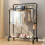Heavy Duty Double Hanging Rack Garment Display Stand Storage Shelf 1
