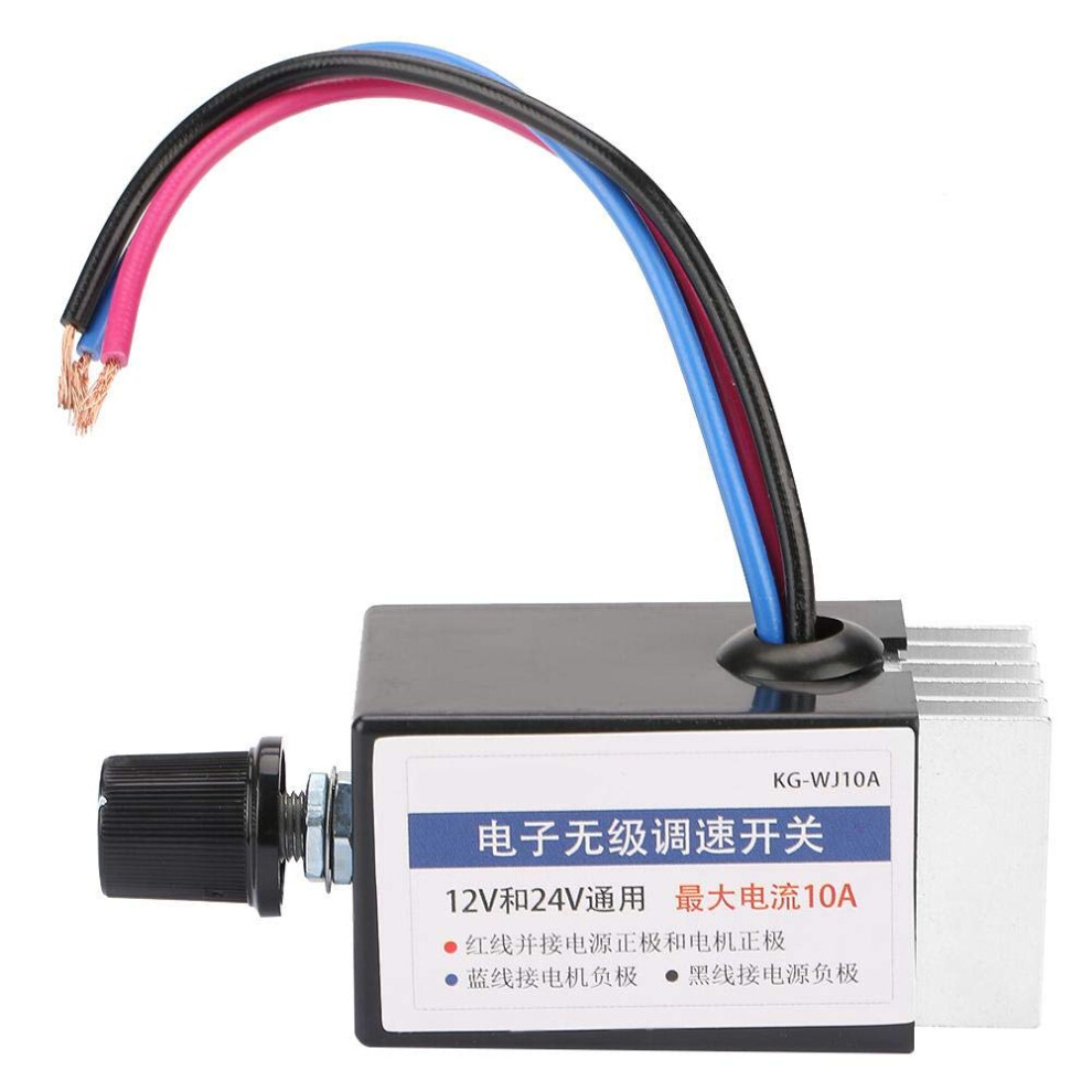 Universal Motor Speed Controller Switch For Dc 12V/24V Car Air Heater, Adjustable Stepless Regulator With Start Stop Function 6038364931436