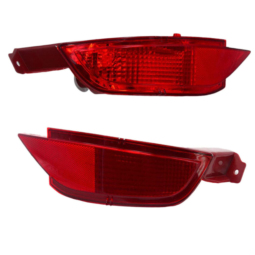 Left Right Rear Bumper Reflector Lamp Assembly Compatible Oem Replacement For Ford Fiesta Mk7 Vii 2008-2015 6038364931733