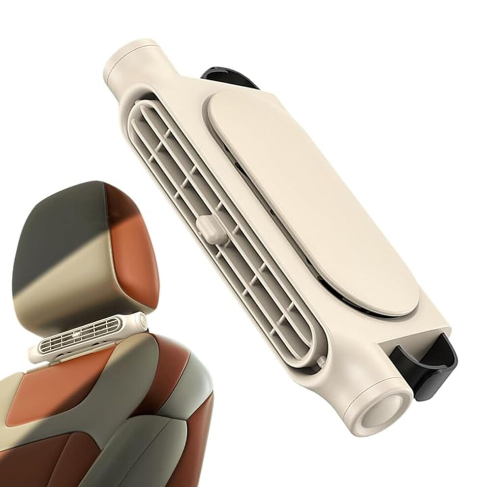 Car Seat Cooling Fan - Portable Mini Usb Car Fan For Driver And Passenger Seats, Compatible With Sedans, Suvs, Khaki 6947110797281