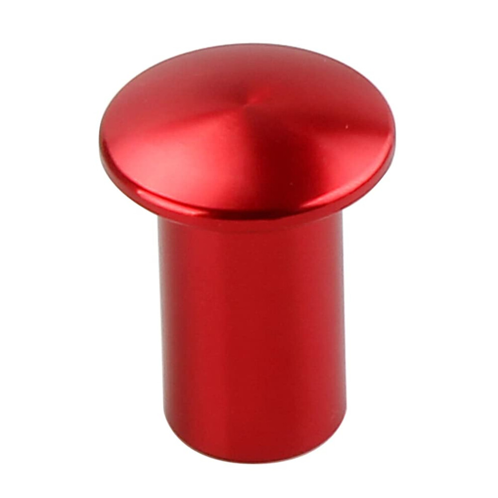 Handbrake Button Cover Universal Aluminium Alloy Handbrake Knob Cover For Car Drift Steering Parking Lever Red 6947110797441