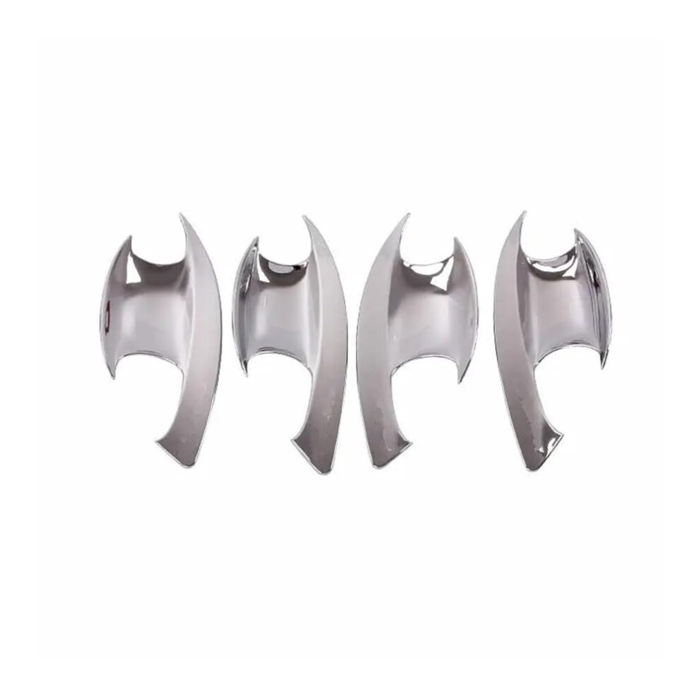 Auto Door Handle For Hyundai Santa Fe 2019-2022 Chrome Trim Bowl Cover Decor Sticker Style 6947110797731