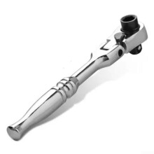Ratchet Handle Tool with Reverse Function, Slim Compact Design, Round Handle, Comfort, High Quality Materials