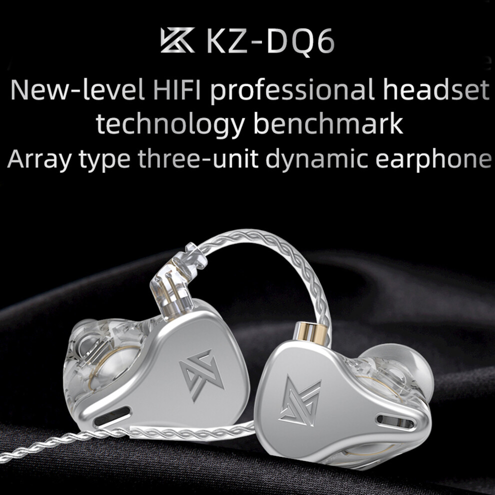 Kz Dq6 3.5Mm Wired In-Ear Headphones 3Dd Dynamic 8130196203762