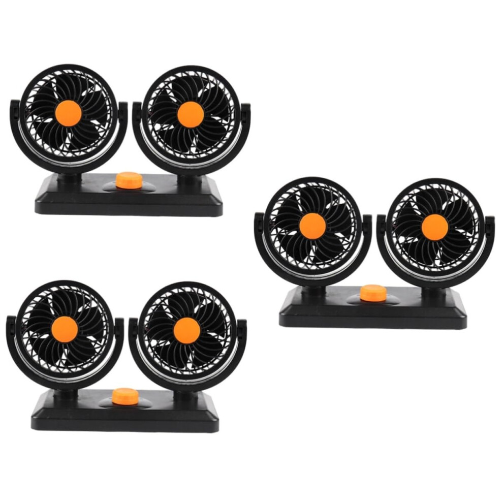 Car Fan For Dashboard - 3 Pack Portable Small Plastic Car Fans For Vehicles, Compact 12V Cooling Fans 6947110799100