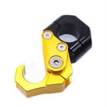 Motorrad CNC 22mm Handlebar Helmet Bag Bottle Holder Hook Compatible with ADV350 2020-2023 Gold