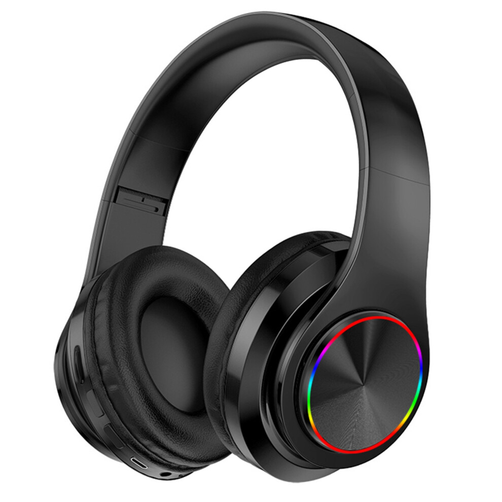 Foldable Bt 5.0 Headset Wireless&Wired Headset Light/Black 8130196204189