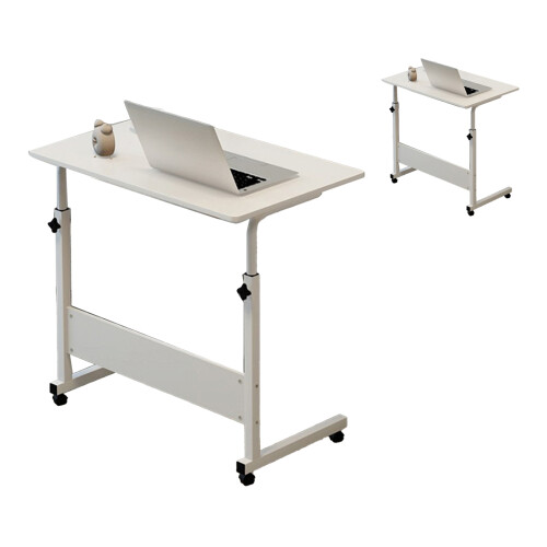 Liftable Bedside Table 60 X 40cm C Shape Metal 2