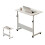 Liftable Bedside Table 60 X 40cm C Shape Metal 12