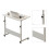 Liftable Bedside Table 60 X 40cm C Shape Metal 10