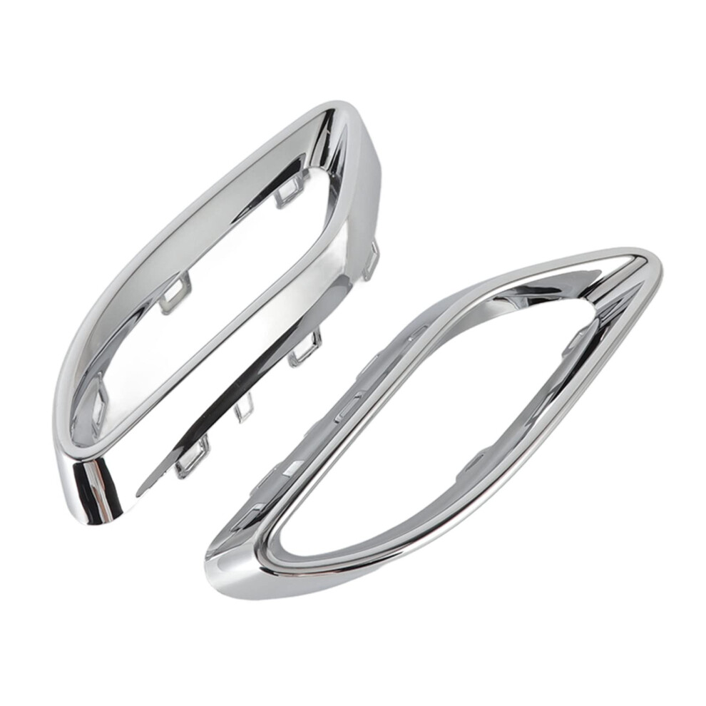 Glossy Chrome Exhaust Trim Cover For C-Class W205, Durable Abs Material, Stylish Colored Finish 6038364935229