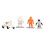 19Pcs Space Model Toys Aerospaceplane Satellite 15