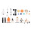 19Pcs Space Model Toys Aerospaceplane Satellite 6