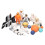19Pcs Space Model Toys Aerospaceplane Satellite 2