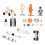 19Pcs Space Model Toys Aerospaceplane Satellite 9