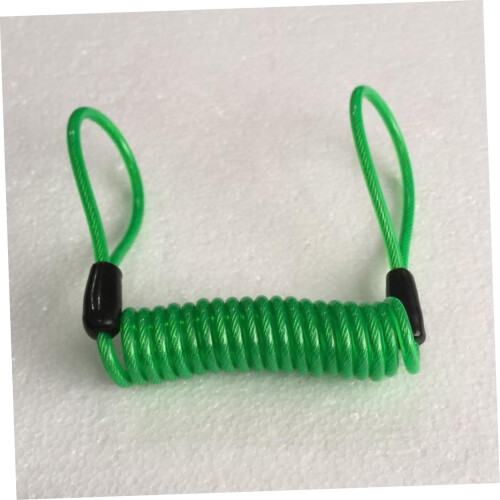 Disc Brakes Lock Cable for Bicycle Green Lock Cable with Memory System, Durable Steel, 5ft Length, Optimal Security 1