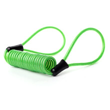 Disc Brakes Lock Cable for Bicycle Green Lock Cable with Memory System, Durable Steel, 5ft Length, Optimal Security