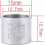 Stainless Steel DU Socket for Fox Manitou Bicycle Rear Shock Absorber - Durable Replacement Accessory for Optimal Performance 4