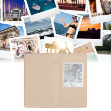 Robustes 3-Zoll Visitenkarten- und Fotohalter in Beige für SQ20/SQ10/SQ6