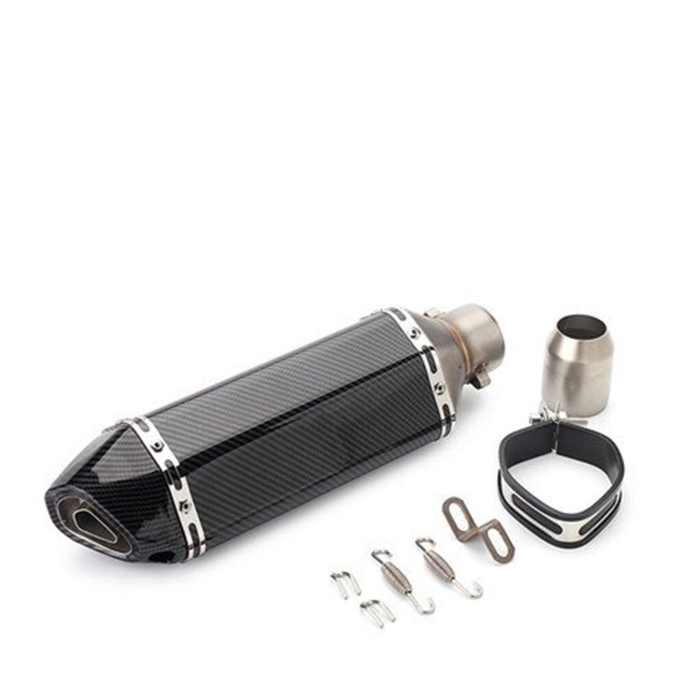 Universal 51Mm Exhaust Pipe Silencer Modified Muffler Tube 370Mm Length Compatible With Cb600 Cbr600 Motorcycle Exhaust 6947110802183