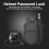 Cable Lock Combination Lock with Telescopic Wire Rope - 3 Digit Code Luggage Security, Ski, Helmet, Scooter, Bicycle Lock 2
