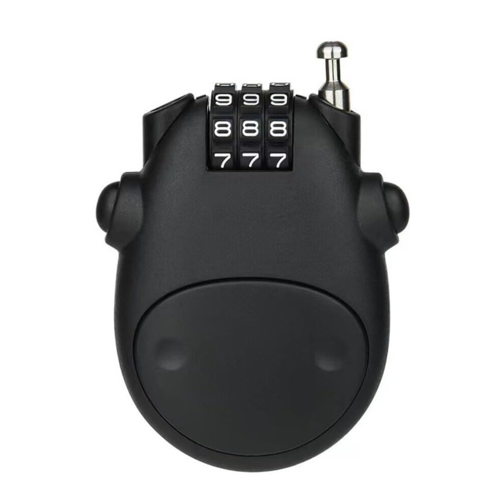 Compact Cable Lock Combination Lock With 3-Digit Code, Wire Rope, Suitable For Bicycles, Motorcycles, And Luggage 6038364937599