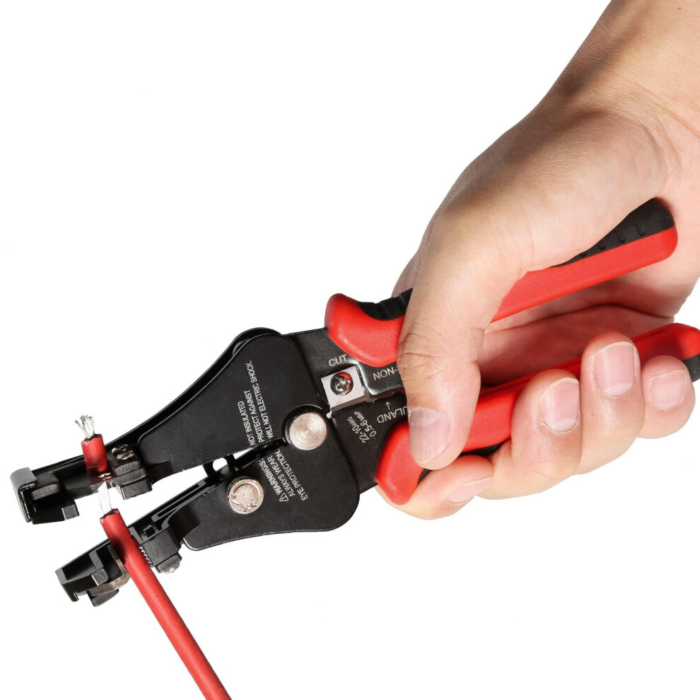Wire Stripper, Automatic Multifunctional Cable Stripper For 13/11/10Awg (2.5/4/6 Mmâ²) Photovoltaic Solar Wire, Electrical Repair Tool 6038364937629