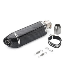 Motorrad Abgasrohr Schiebehülsen Verbindungsrohr Schalldämpfer 51MM for Yamaha R15 Tmax 500 FZ6 CB400 ER6N CB650 Type B