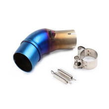 Auspuff Schalldämpfer For R25 R3 MT03 2014-2023 Motorcycle Exhaust Mid Link Pipe Adapter Slip-On Exhaust System Blue
