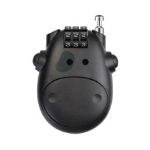Motorcycle Helmet Lock Steel Cable for Luggage, Baby Pram, and Car Security - Portable Theft-Resistant Lock