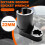 Oxygen Sensor Removal Tool 22mm 1/2 Inch Offset Flaring Nut Socket Wrench Compatible with Most Vehicles 2