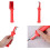 Red Insulation Cable Knife Swa Cable Stripper with Insulated Handle and Fixed Blade, Wire Stripper Tool 3