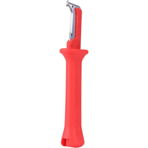 Red Insulation Cable Knife Swa Cable Stripper with Insulated Handle and Fixed Blade, Wire Stripper Tool 1