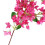 120cm Artificial Silk Bougainvillea Branches Faux 9