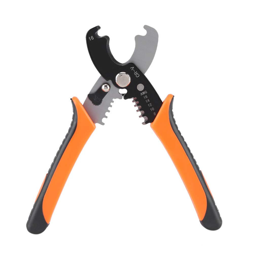 Professional Wire Stripper Tool, Heavy-Duty Electrician Hand Tool For 10-22 Awg Wire, Ergonomic Grip, Precision Cutting 6947110803678