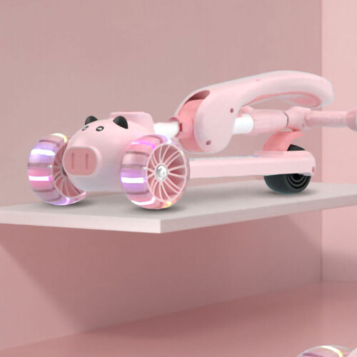 3 Wheeled Scooter Adjustable Height with Music 2