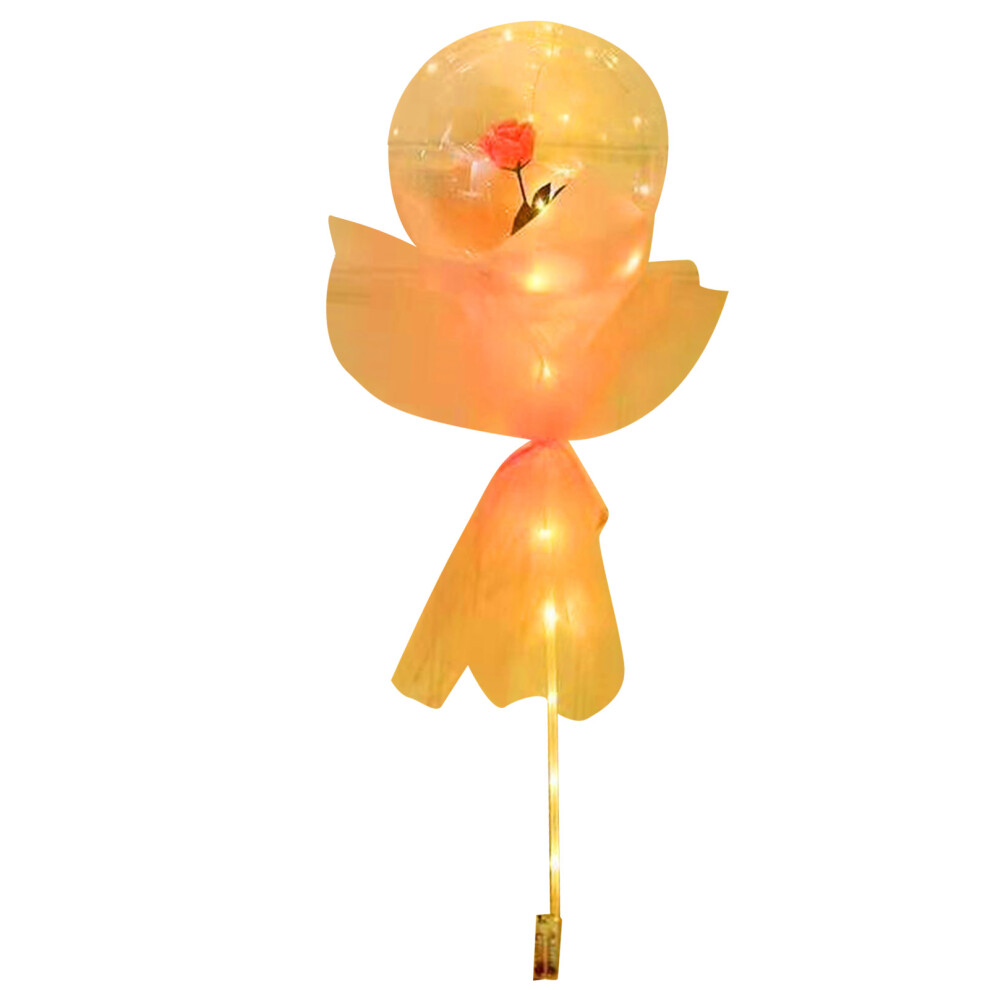 Luminous Balloon Rose Bouquet Transparent Ball-image-OPC-PK7BQS7-NEW