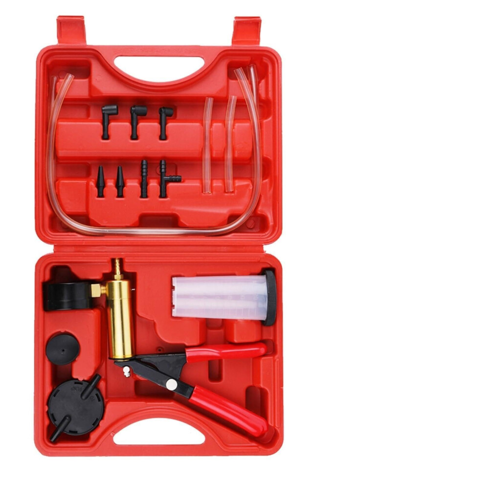Vakuumpumpe Manual Brake Fluid Bleeder Tool Set With Aluminium Vacuum Gauge And Pump Tester For Vehicle Maintenance 6038364938602