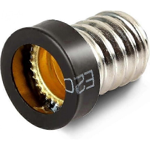 10pcs E14 to E12 Adapter Converter, European Screw (E14) to Candelabra Screw (E12) Socket Reducer  x 1