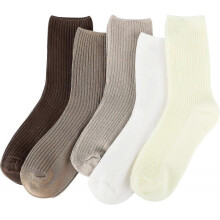(45389, Multicolor-91073) 5 Pairs Cotton Socks for Women Size 4-7 Over-ankle Length Animal Themed Cute Patterns Gift for Kids