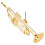 Miniature Trumpet Model High Simulation Mini 8