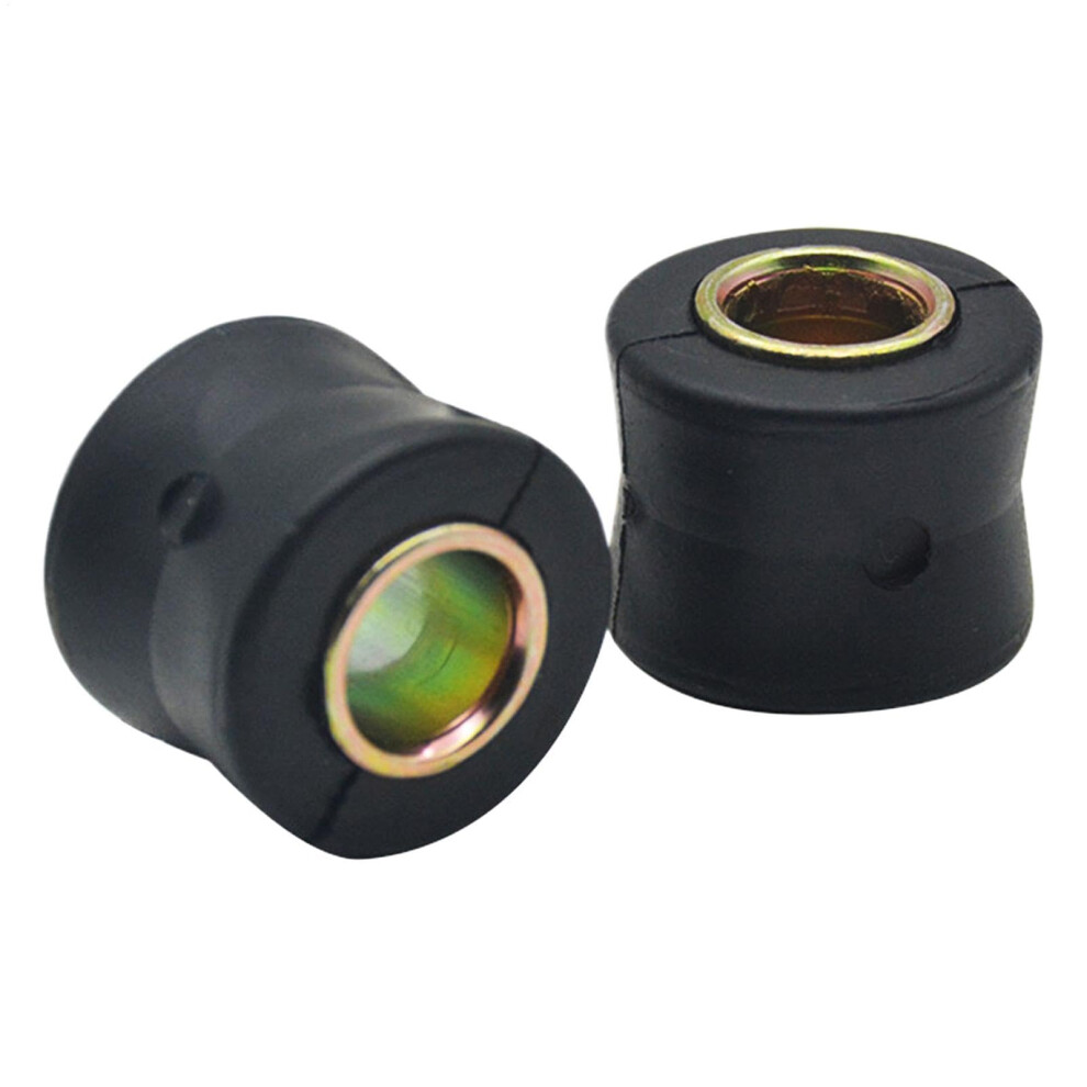 Shock Absorber Bushing 12Mm - Rubber Motorcycle Shock Absorber Sleeve - Shock Absorber Cushion For Rollers Black 6038364938961